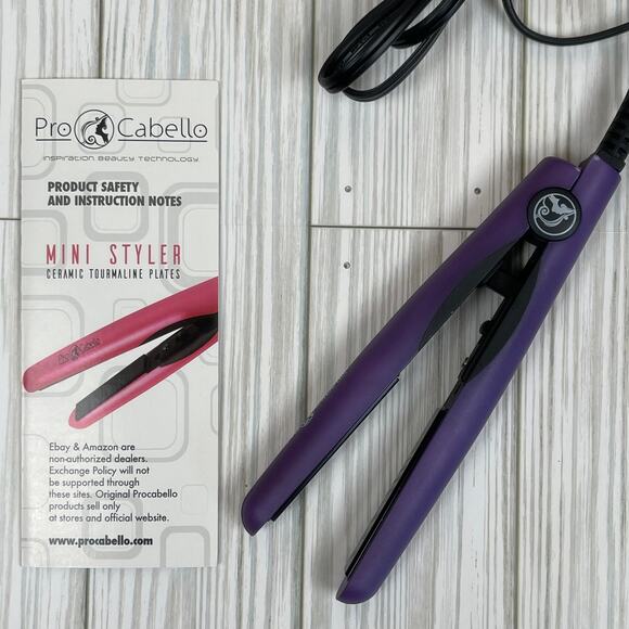 F0075 Pro Cabello Mini Styler Ceramic Tourmaline Plates - Picture 1 of 2
